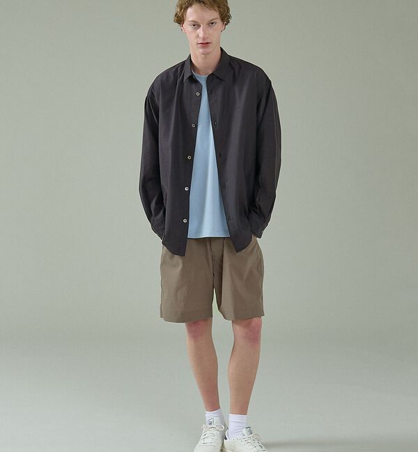 ABAHOUSE「シアーウール オーバーサイズ レギュラーカラーシャツ【予約】」|シャツ・ブラウス|