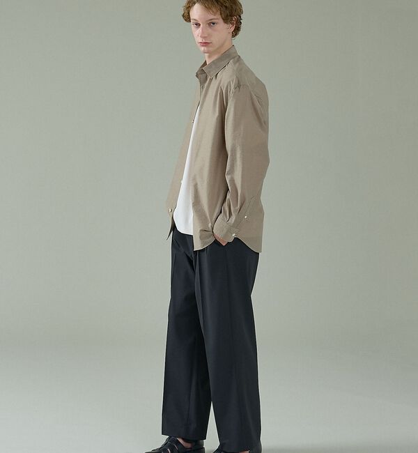 ABAHOUSE「シアーウール オーバーサイズ レギュラーカラーシャツ【予約】」|シャツ・ブラウス|