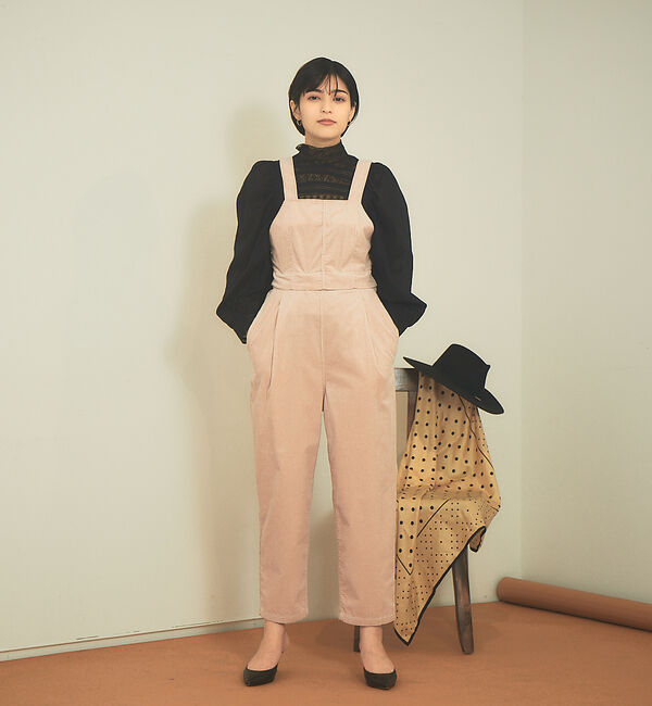 Rouge vif「【WEB限定】コーデュロイ3WAYサロペット」|オールインワン|