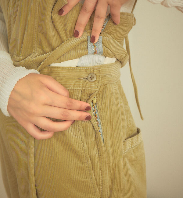 Rouge vif「【WEB限定】コーデュロイ3WAYサロペット」|オールインワン|