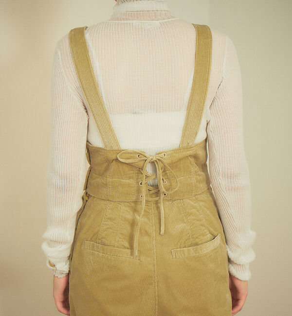 Rouge vif「【WEB限定】コーデュロイ3WAYサロペット」|オールインワン|