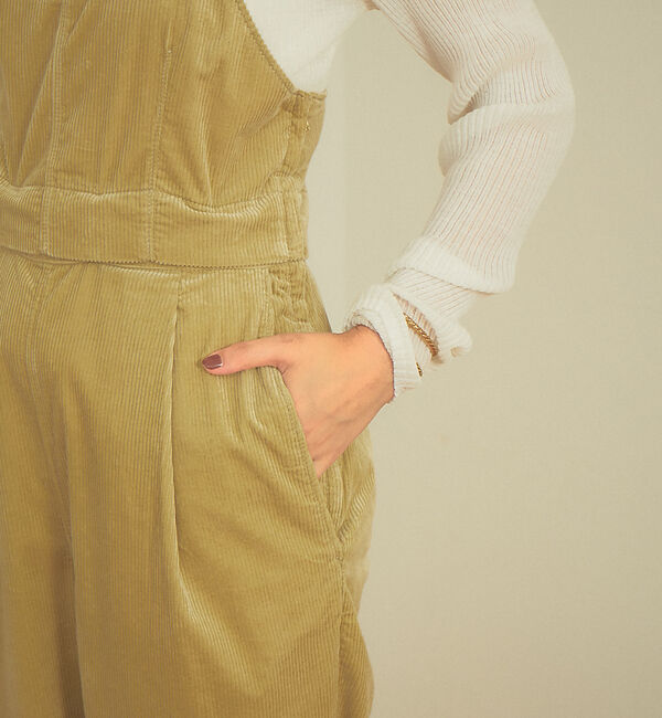 Rouge vif「【WEB限定】コーデュロイ3WAYサロペット」|オールインワン|