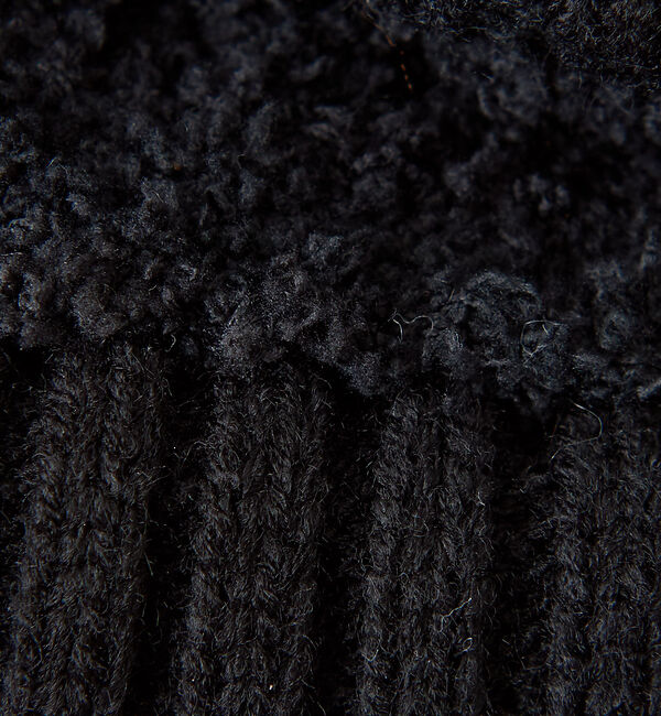 Rouge vif「【RUBEN】ケーブル裏ボアニット帽」|その他|