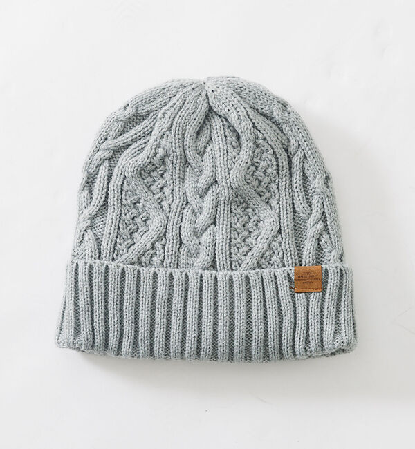 Rouge vif「【RUBEN】ケーブル裏ボアニット帽」|その他|