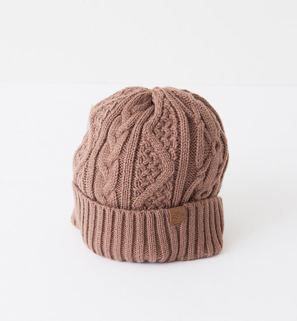 Rouge vif「【RUBEN】ケーブル裏ボアニット帽」|その他|