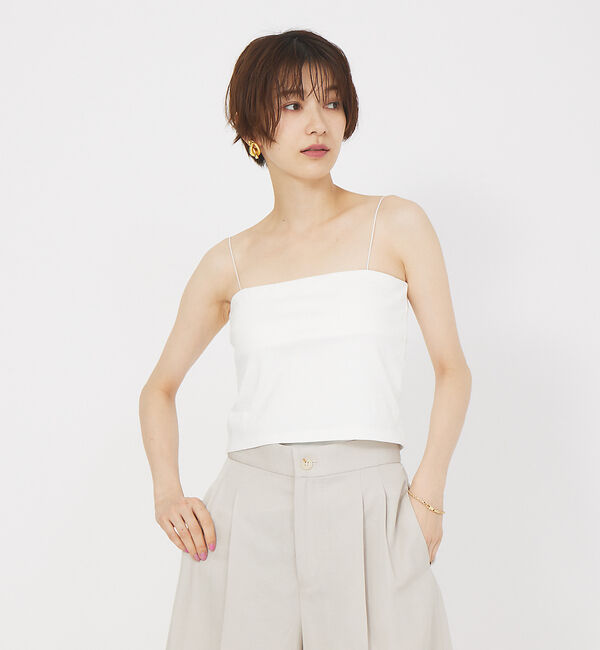 Rouge vif「パット付き ベアトップキャミ」|キャミソール|