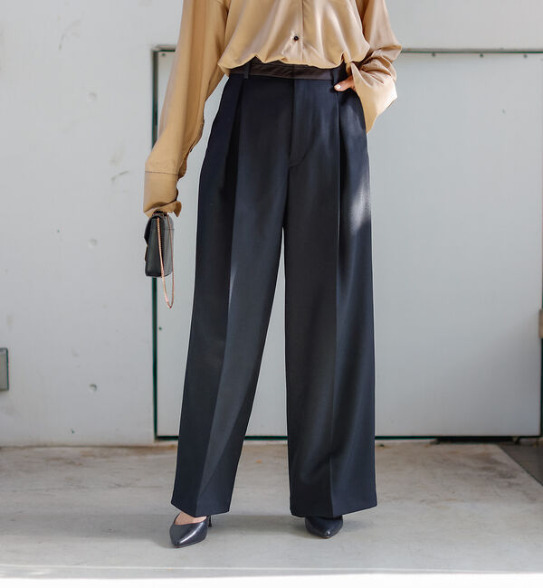 Rouge vif「【セットアップ対応】マーベルト ワイドパンツ」|その他|