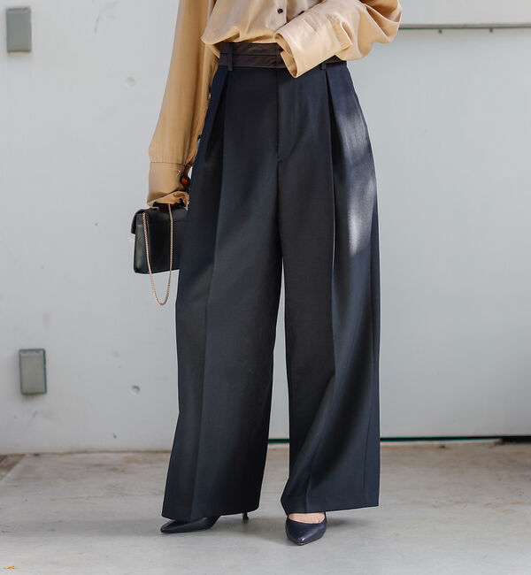 Rouge vif「【セットアップ対応】マーベルト ワイドパンツ」|その他|