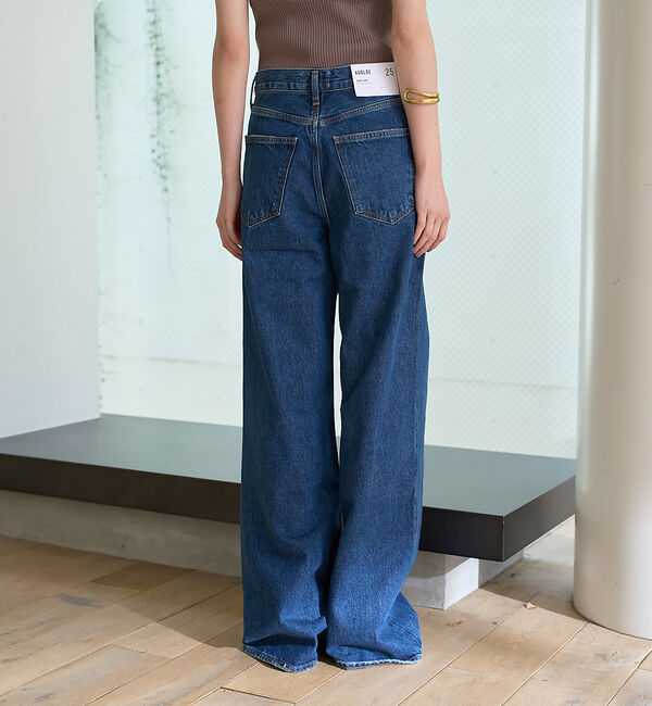 Rouge vif「【AGOLDE/エーゴールドイー】DAME JEAN NO CUFF  ハイライ」|デニム|