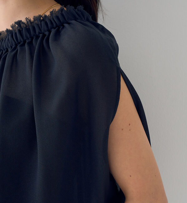 Rouge vif「【一部店舗限定】3WAYクールメッシュブラウス」|シャツ・ブラウス|