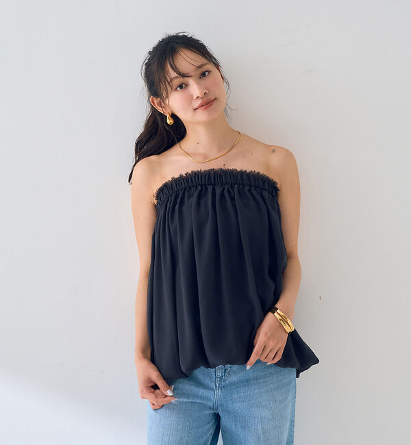 Rouge vif「【一部店舗限定】3WAYクールメッシュブラウス」|シャツ・ブラウス|