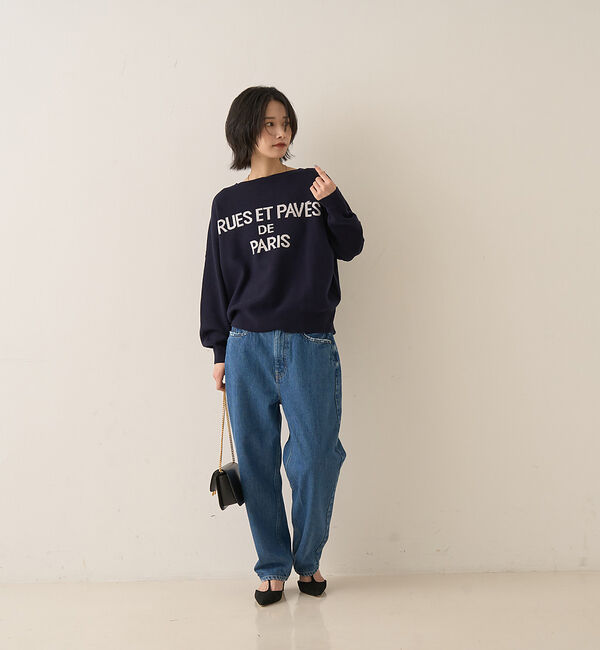 Rouge vif「【RED CARD/レッドカード】別注JAZZ ルーズテーパードワイドデニム」|デニム|