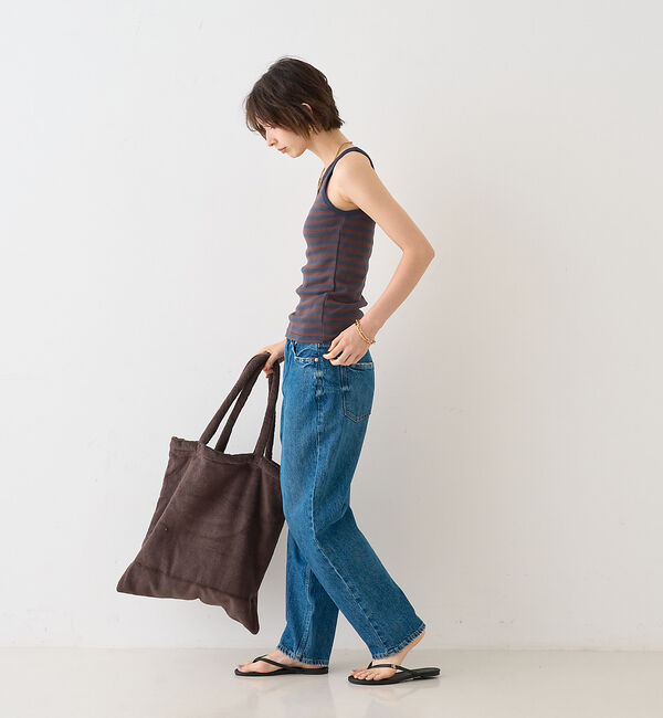 Rouge vif「【RED CARD/レッドカード】別注JAZZ ルーズテーパードワイドデニム」|デニム|