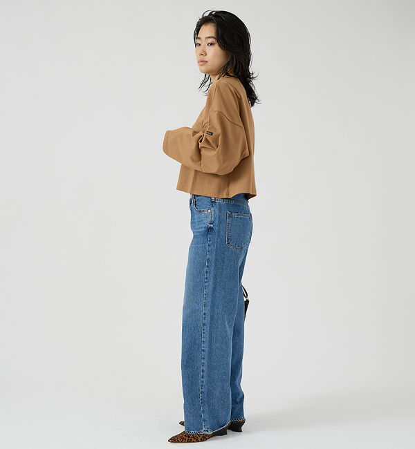 Rouge vif「【NEEDBY heritage/ニードバイヘリテージ】ワイドストレートデニム」|デニム|