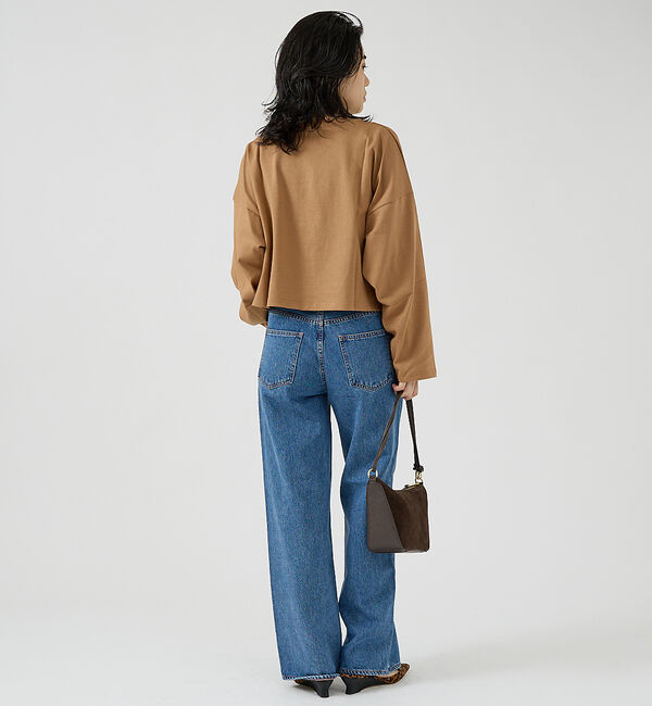 Rouge vif「【NEEDBY heritage/ニードバイヘリテージ】ワイドストレートデニム」|デニム|