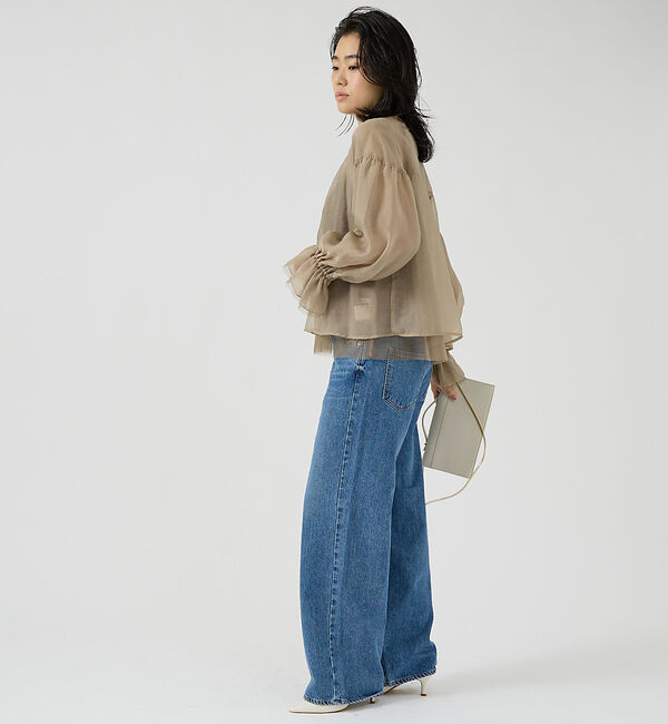 Rouge vif「【NEEDBY heritage/ニードバイヘリテージ】ワイドストレートデニム」|デニム|