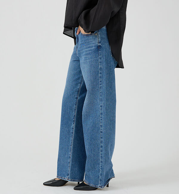 Rouge vif「【NEEDBY heritage/ニードバイヘリテージ】ワイドストレートデニム」|デニム|