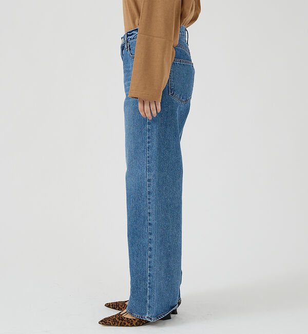 Rouge vif「【NEEDBY heritage/ニードバイヘリテージ】ワイドストレートデニム」|デニム|