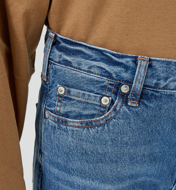 Rouge vif「【NEEDBY heritage/ニードバイヘリテージ】ワイドストレートデニム」|デニム|