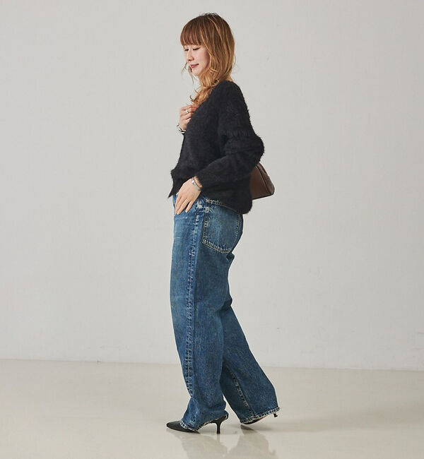 Rouge vif「【upper hights/アッパーハイツ】THE OLIVIA　ワイドストレー」|デニム|