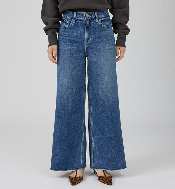 Rouge vif「【RED CARD/レッドカード】Maverick ワイドフレアーパンツデニム」|デニム|