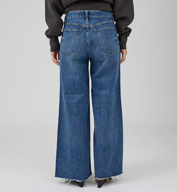 Rouge vif「【RED CARD/レッドカード】Maverick ワイドフレアーパンツデニム」|デニム|