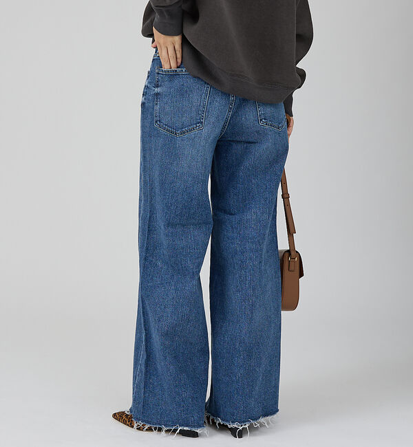 Rouge vif「【RED CARD/レッドカード】Maverick ワイドフレアーパンツデニム」|デニム|