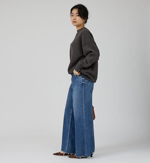 Rouge vif「【RED CARD/レッドカード】Maverick ワイドフレアーパンツデニム」|デニム|