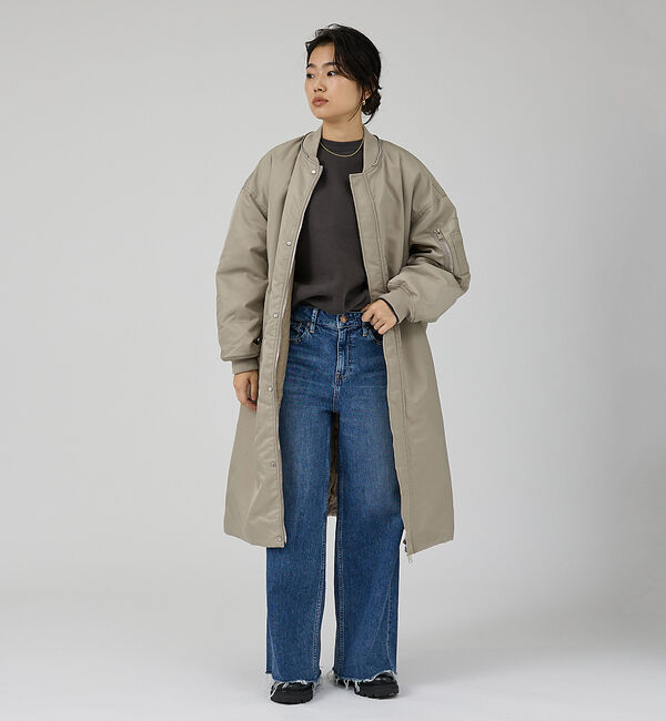 Rouge vif「【RED CARD/レッドカード】Maverick ワイドフレアーパンツデニム」|デニム|