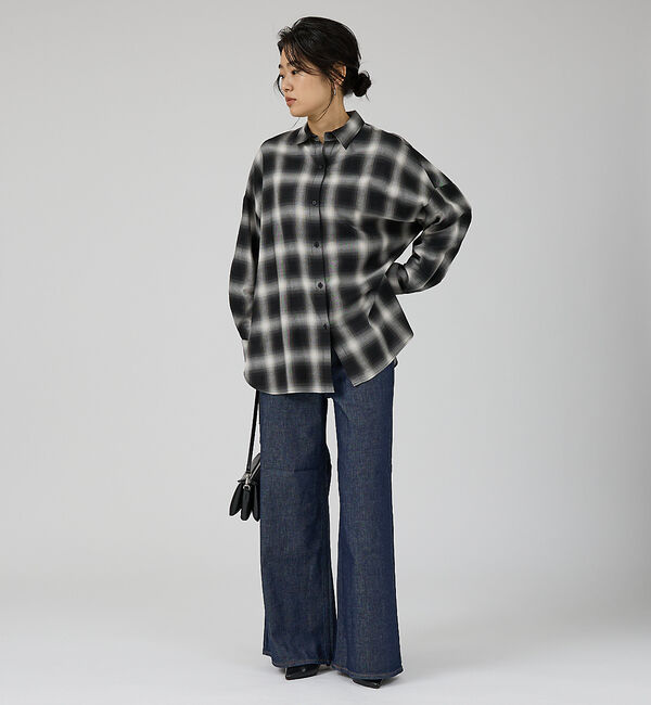 Rouge vif「【upper hights/アッパーハイツ】THE LAYLA ハイライズフレア」|デニム|