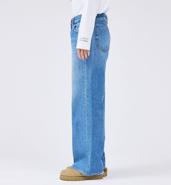 Rouge vif「【RED CARD/レッドカード】Freddie ローライズワイドバギーデニム」|デニム|