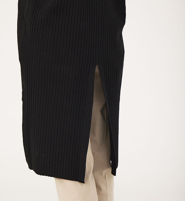 qualite「《アンサンブル対応》シャツ衿リブカーディガン」|カーディガン|