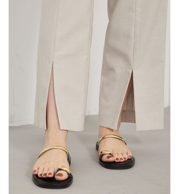 qualite「【セットアップ対応】スリットパンツ」|その他|