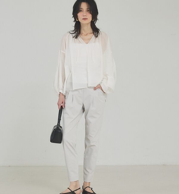 qualite「【大人気パンツが今年も登場！新色追加】2WAYストレッチタックパンツ【予約】」|その他|