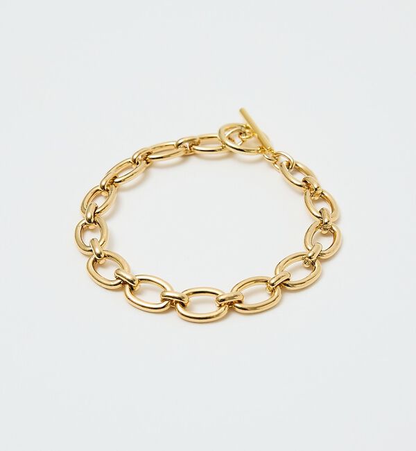 qualite「【ステンレス】シックチェーンブレスレット【予約】」|ブレスレット・バングル|ゴールド