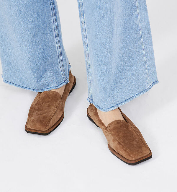 AU BANNISTER「シャーリングソフトレザーシューズ」|その他|グレージュ