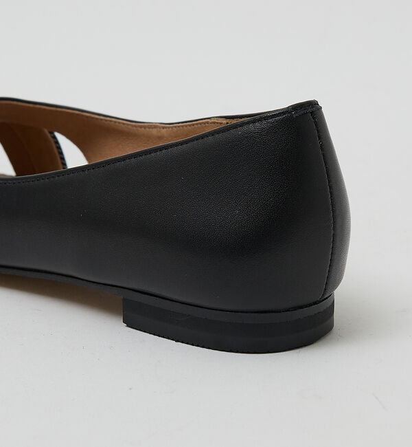 AU BANNISTER「【シルクネクタイ生地使用】グルカモチーフ フラットパンプス【予約】」|パンプス|