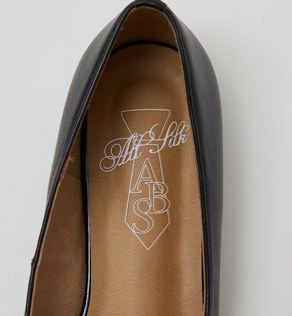 AU BANNISTER「【シルクネクタイ生地使用】グルカモチーフ フラットパンプス【予約】」|パンプス|