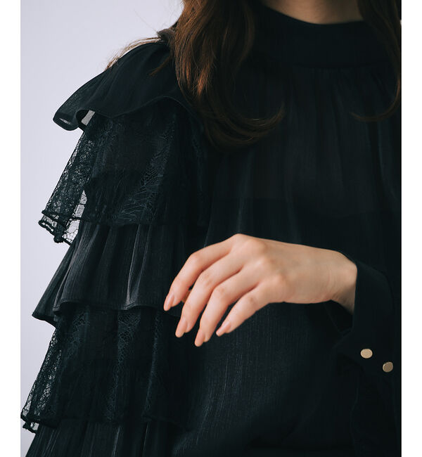 SELFIST「ラッフルフリルスリーブブラウス」|シャツ・ブラウス|