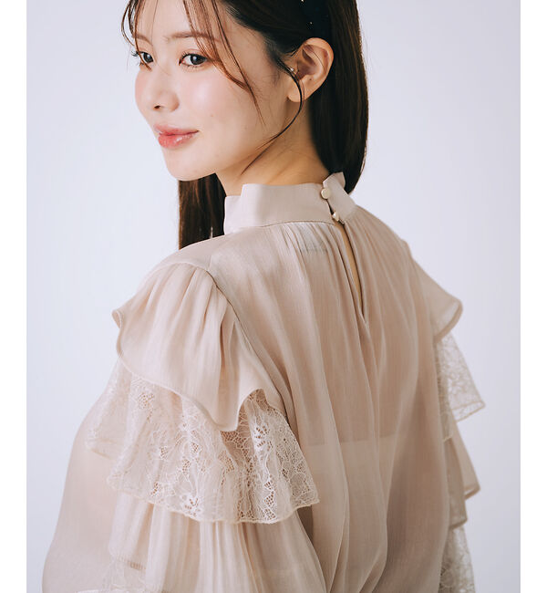 SELFIST「ラッフルフリルスリーブブラウス」|シャツ・ブラウス|