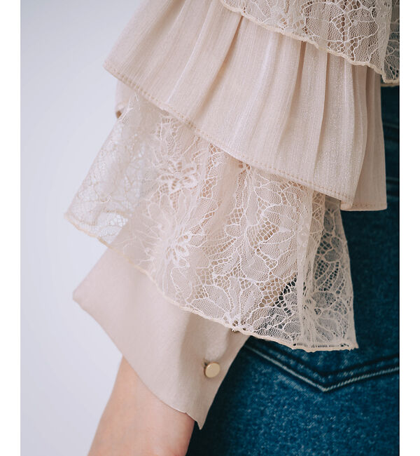 SELFIST「ラッフルフリルスリーブブラウス」|シャツ・ブラウス|