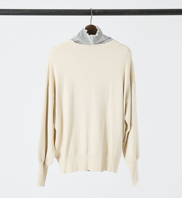 abahouse mavie「レーヨンアクリル深Vネックアンサンブル」|ニット・セーター|