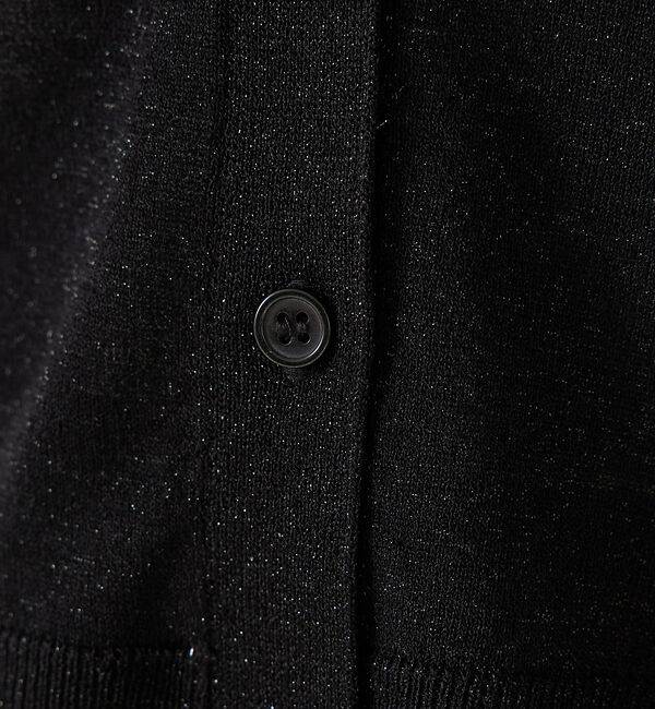 abahouse mavie「【アンサンブル対応】ウォッシャブルラメVネックカーディガン」|カーディガン|