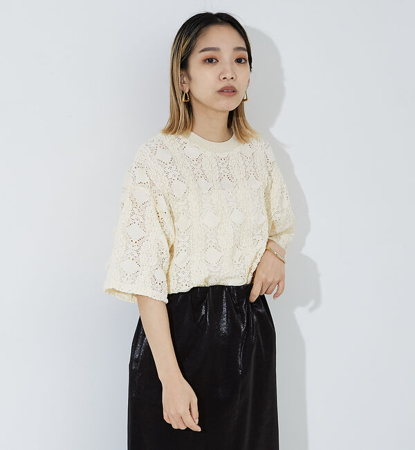 NOMINE「レースTシャツ」|Tシャツ・カットソー|