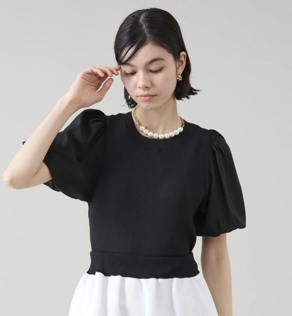 TIARA「シアースリーブニット」|ニット・セーター|