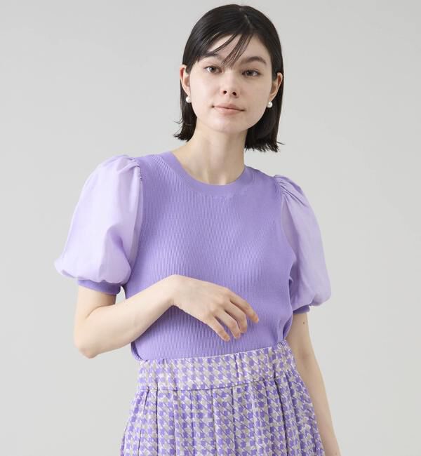TIARA「シアースリーブニット」|ニット・セーター|