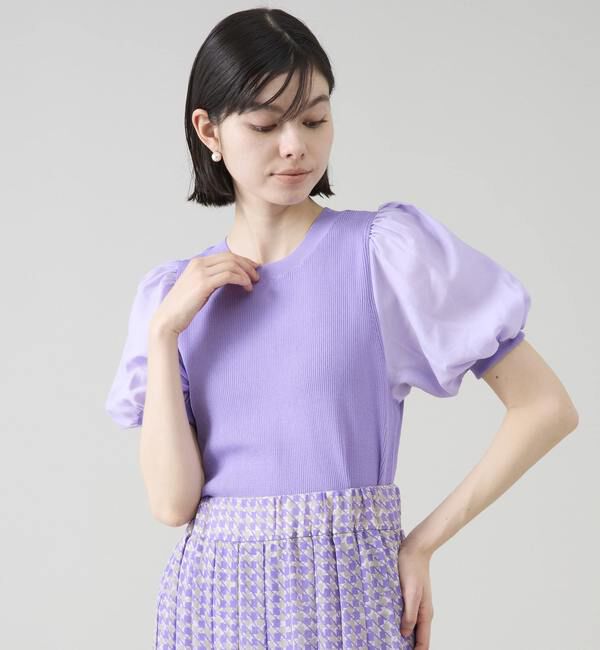 TIARA「シアースリーブニット」|ニット・セーター|