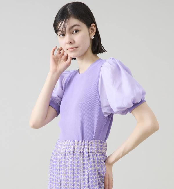 TIARA「シアースリーブニット」|ニット・セーター|