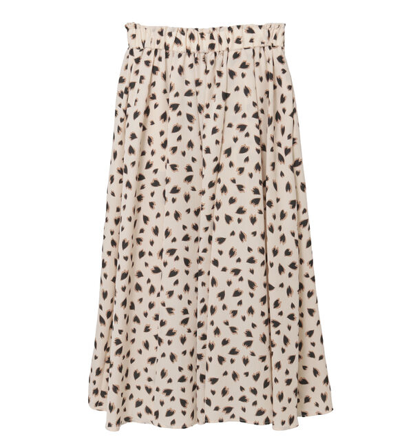 TIARA「レオパードプリントギャザーフレアスカート」|スカート|