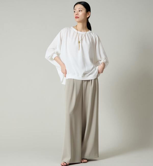 Liesse「シフォンコンビドルマンニット」|ニット・セーター|